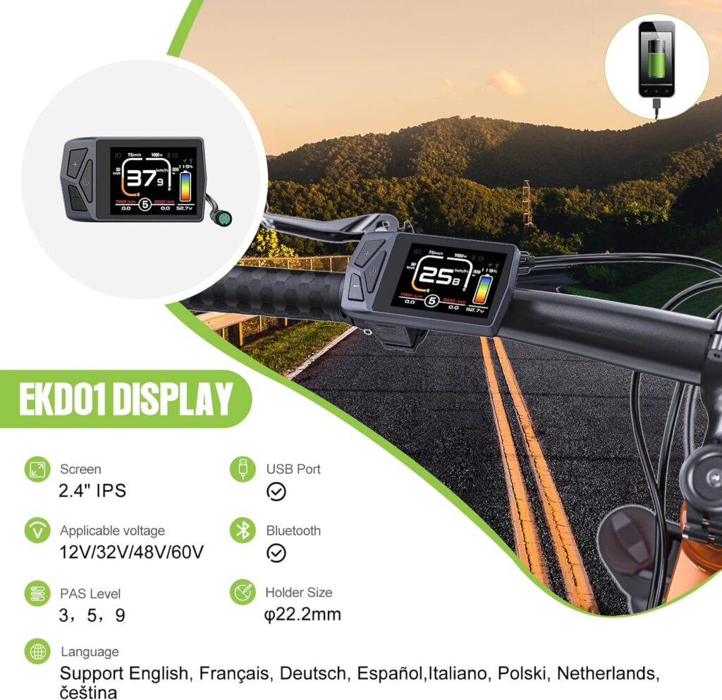 BAFANG Mid Drive Kit, Ebike Conversion Kit with Battery(Optional) BBS02 BBSHD 1000W 750W 500W Mid Motor for 68-73MM Mountain Bike,Tricycle,Road Bike