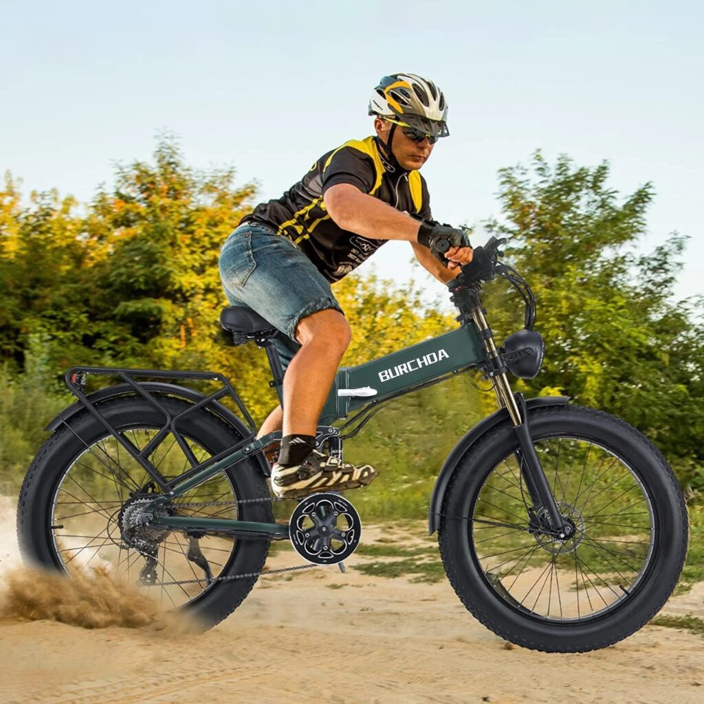 DAMSON Electric Bike 1000W Folding Ebike for Adult 48V 20AH Removable Battery 26X4Fat Tire up to 30MPH 75 Miles Long Range Off Road Beach Mountain Electric Bicycle with Dual Hydraulic Disc Brakes DAMSON Electric Bike 1000W Folding Ebike for Adult 48V 20AH Removable Battery 26X4Fat Tire up to 30MPH 75 Miles Long Range Off Road Beach Mountain Electric Bicycle with Dual Hydraulic Disc Brakes