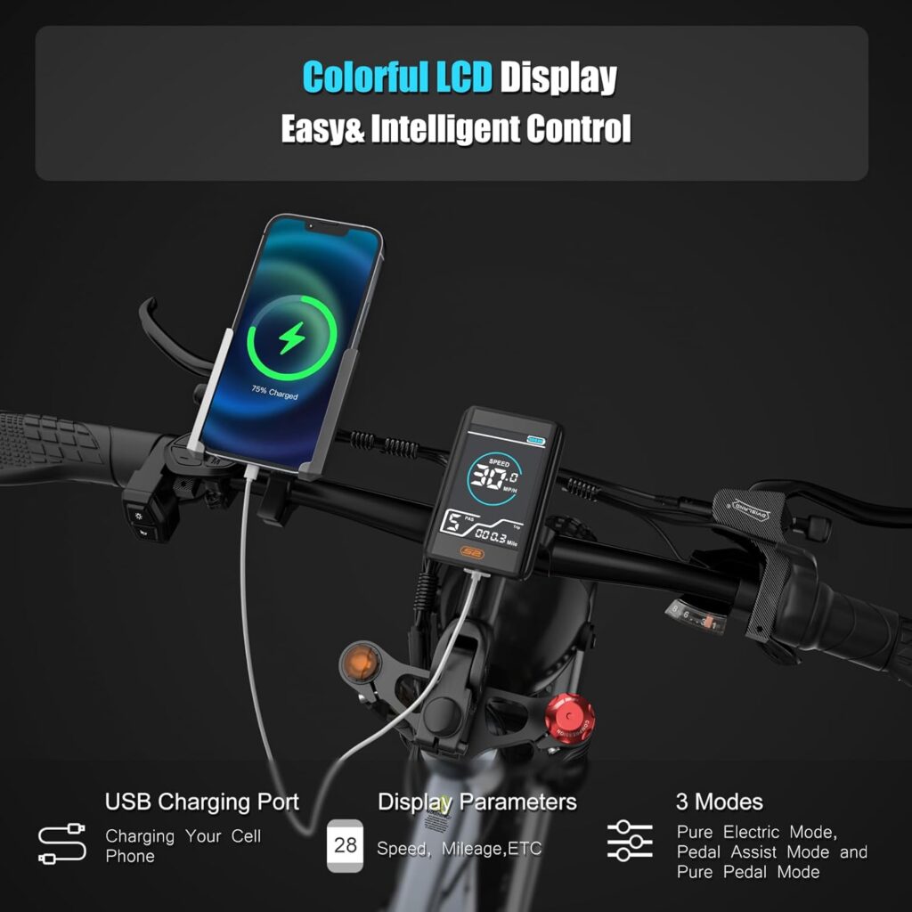 DAMSON Electric Bike 1000W Folding Ebike for Adult 48V 20AH Removable Battery 26X4Fat Tire up to 30MPH 75 Miles Long Range Off Road Beach Mountain Electric Bicycle with Dual Hydraulic Disc Brakes DAMSON Electric Bike 1000W Folding Ebike for Adult 48V 20AH Removable Battery 26X4Fat Tire up to 30MPH 75 Miles Long Range Off Road Beach Mountain Electric Bicycle with Dual Hydraulic Disc Brakes