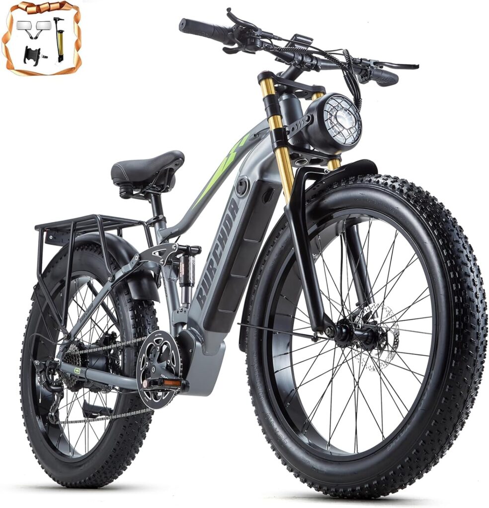 DAMSON Electric Bike 1000W Folding Ebike for Adult 48V 20AH Removable Battery 26X4Fat Tire up to 30MPH 75 Miles Long Range Off Road Beach Mountain Electric Bicycle with Dual Hydraulic Disc Brakes DAMSON Electric Bike 1000W Folding Ebike for Adult 48V 20AH Removable Battery 26X4Fat Tire up to 30MPH 75 Miles Long Range Off Road Beach Mountain Electric Bicycle with Dual Hydraulic Disc Brakes
