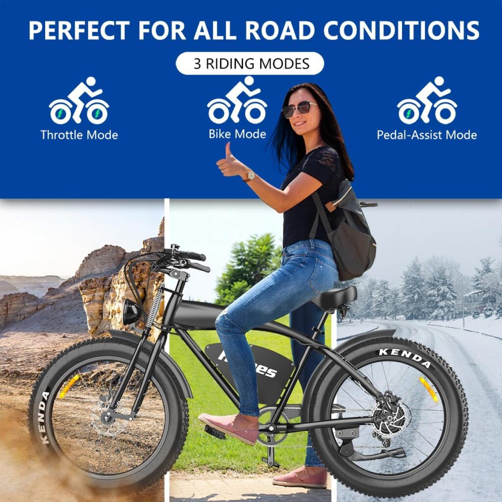 Kanpe Electric Bicycle for Adults with 48V 17.5Ah Battery,1200W Motor 37Mph,Hidoes 26 * 4 E Bike for Adults Electric Mountain Bike for Men,Commuter E-Bike Fat tire Electric Bike 7-Speed Kanpe Electric Bicycle for Adults with 48V 17.5Ah Battery,1200W Motor 37Mph,Hidoes 26 * 4 E Bike for Adults Electric Mountain Bike for Men,Commuter E-Bike Fat tire Electric Bike 7-Speed