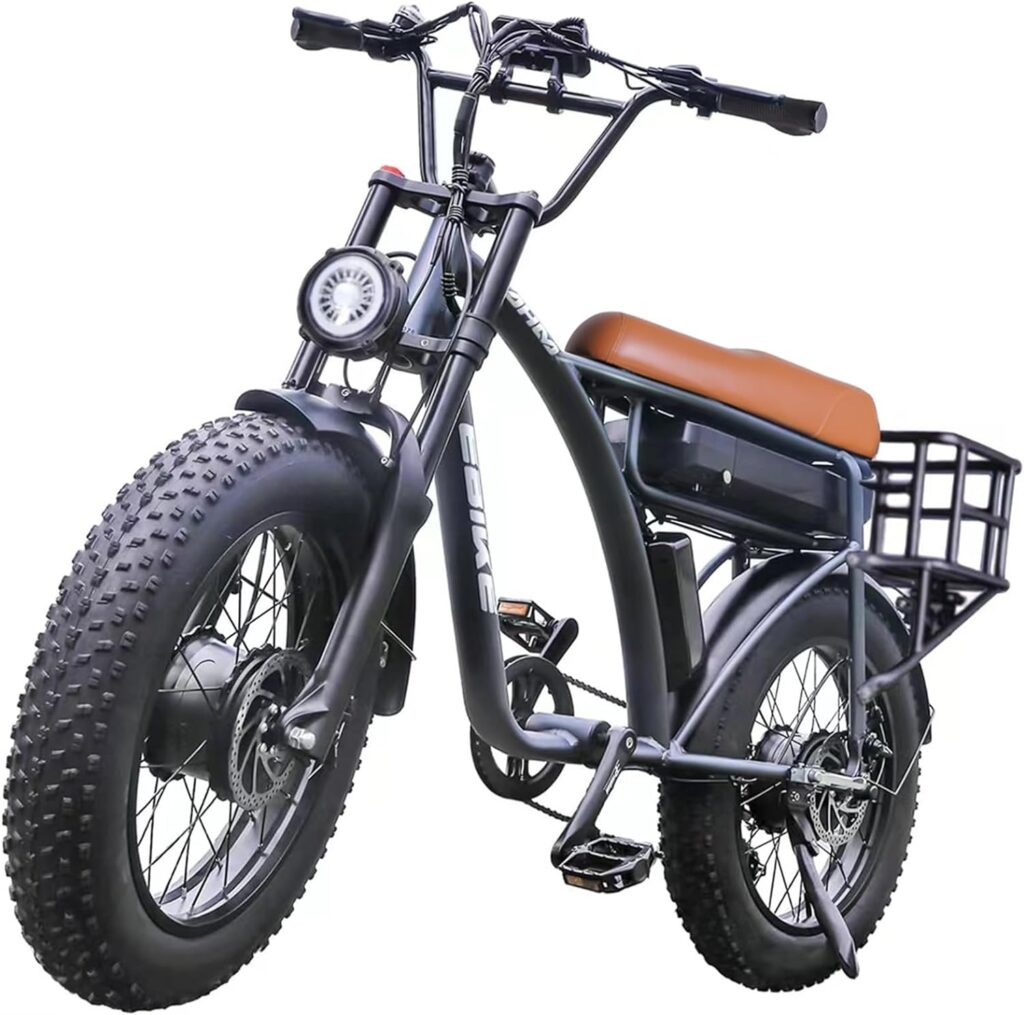 1CYCLE Electric Bike for Adults, 20 Fat Tire Electric Bikes, 2000W Dual Motor Ebike, Electric Mountain Bike, Commuting/Commuter City Bicycles with 48V 18AH Removable Battery, 7 Speed Gear 1CYCLE Electric Bike for Adults, 20 Fat Tire Electric Bikes, 2000W Dual Motor Ebike, Electric Mountain Bike, Commuting/Commuter City Bicycles with 48V 18AH Removable Battery, 7 Speed Gear