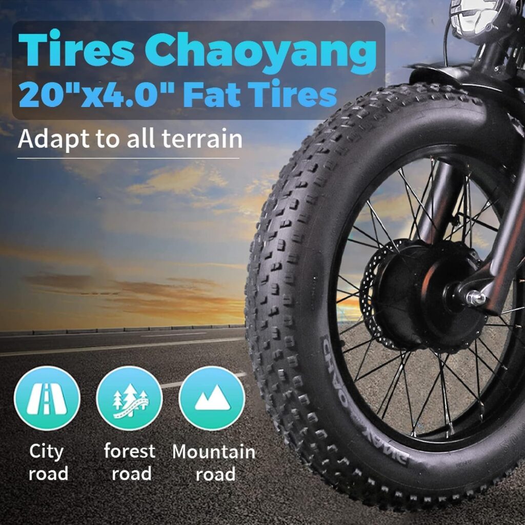 1CYCLE Electric Bike for Adults, 20 Fat Tire Electric Bikes, 2000W Dual Motor Ebike, Electric Mountain Bike, Commuting/Commuter City Bicycles with 48V 18AH Removable Battery, 7 Speed Gear 1CYCLE Electric Bike for Adults, 20 Fat Tire Electric Bikes, 2000W Dual Motor Ebike, Electric Mountain Bike, Commuting/Commuter City Bicycles with 48V 18AH Removable Battery, 7 Speed Gear