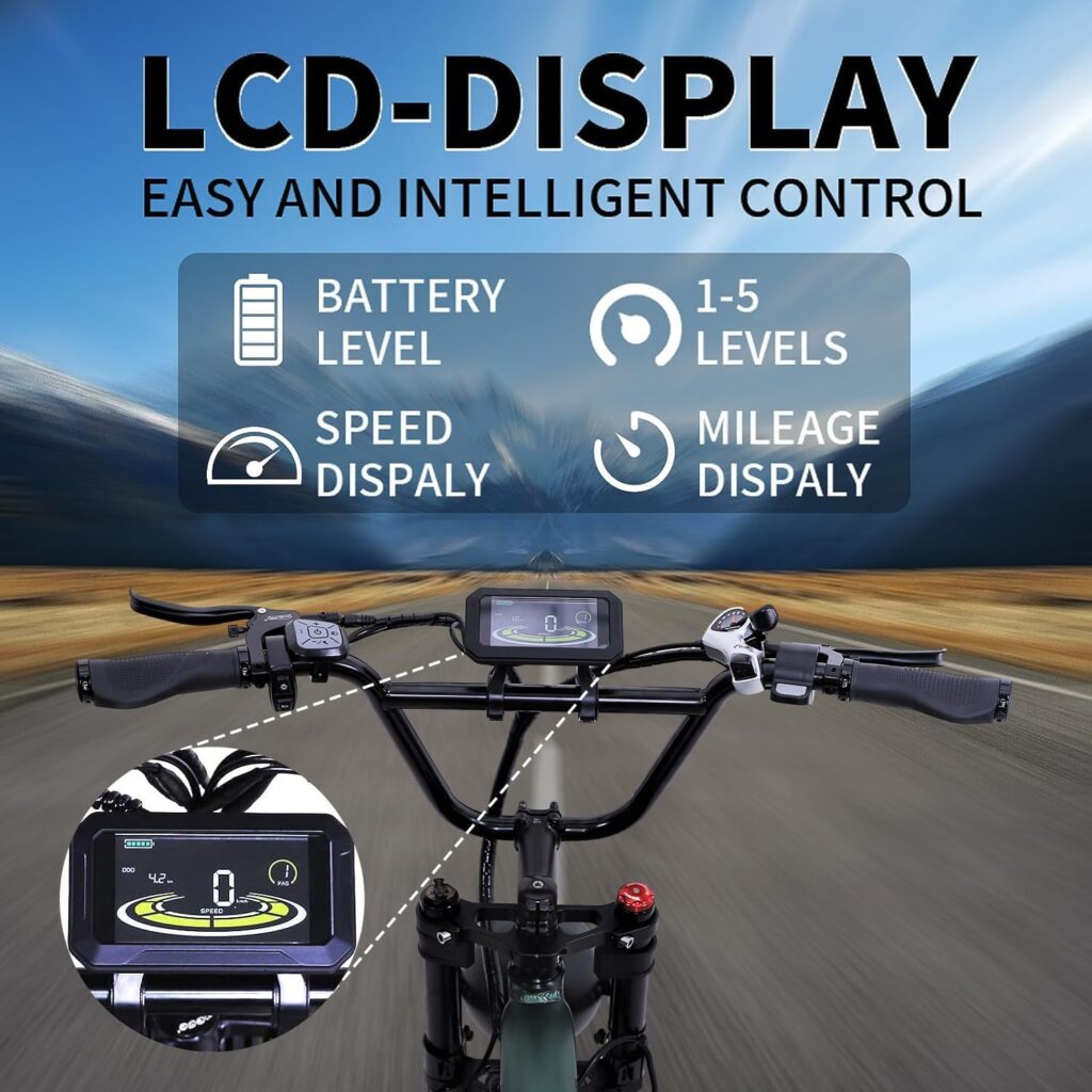 1CYCLE Electric Bike for Adults, 20 Fat Tire Electric Bikes, 2000W Dual Motor Ebike, Electric Mountain Bike, Commuting/Commuter City Bicycles with 48V 18AH Removable Battery, 7 Speed Gear 1CYCLE Electric Bike for Adults, 20 Fat Tire Electric Bikes, 2000W Dual Motor Ebike, Electric Mountain Bike, Commuting/Commuter City Bicycles with 48V 18AH Removable Battery, 7 Speed Gear