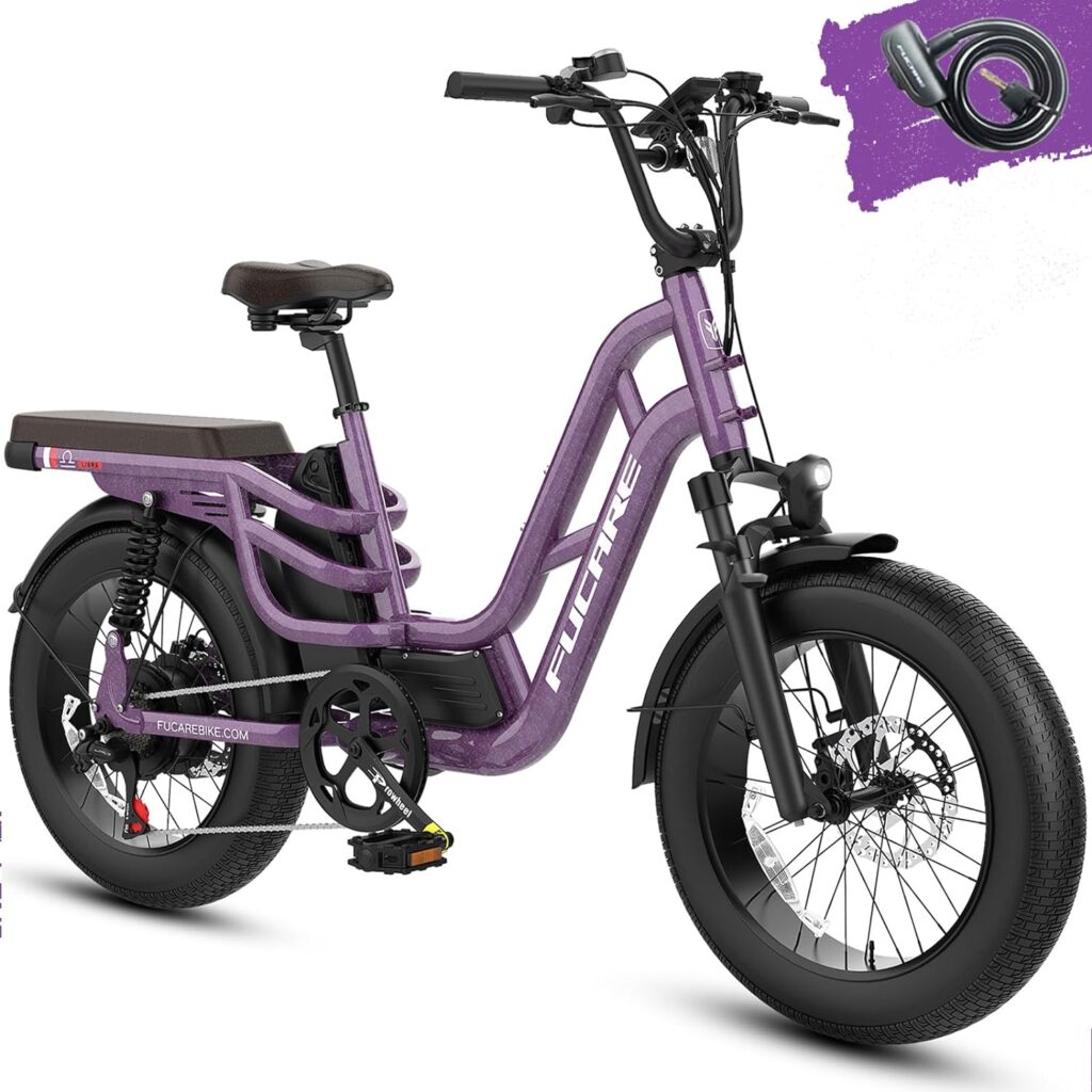 Fucare Libra 750W Electric Bike for Adults 32MPH 48V 20Ah LG Battery EBike with Full Suspension LCD Color Display 20×4.0 All-Terrain Fat Tire Shimano 7Speed Snow Commute Electric Bicycles (20AH… Fucare Libra 750W Electric Bike for Adults 32MPH 48V 20Ah LG Battery EBike with Full Suspension LCD Color Display 20×4.0 All-Terrain Fat Tire Shimano 7Speed Snow Commute Electric Bicycles (20AH…