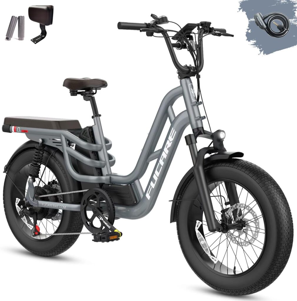 Fucare Libra 750W Electric Bike for Adults 32MPH 48V 20Ah LG Battery EBike with Full Suspension LCD Color Display 20×4.0 All-Terrain Fat Tire Shimano 7Speed Snow Commute Electric Bicycles (20AH… Fucare Libra 750W Electric Bike for Adults 32MPH 48V 20Ah LG Battery EBike with Full Suspension LCD Color Display 20×4.0 All-Terrain Fat Tire Shimano 7Speed Snow Commute Electric Bicycles (20AH…
