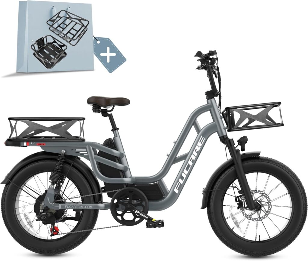 Fucare Libra 750W Electric Bike for Adults 32MPH 48V 20Ah LG Battery EBike with Full Suspension LCD Color Display 20×4.0 All-Terrain Fat Tire Shimano 7Speed Snow Commute Electric Bicycles (20AH… Fucare Libra 750W Electric Bike for Adults 32MPH 48V 20Ah LG Battery EBike with Full Suspension LCD Color Display 20×4.0 All-Terrain Fat Tire Shimano 7Speed Snow Commute Electric Bicycles (20AH…