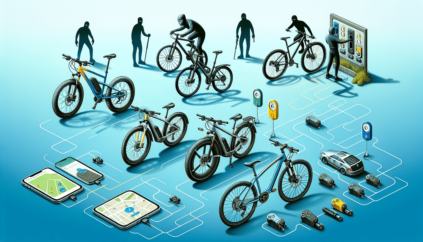 Do E-bikes Come With Theft Prevention Features?