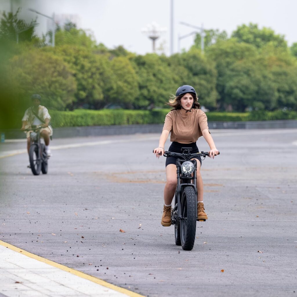 eAhora P5 Electric Bike for Adults, 28MPH 750W(MAX 1000W) 48V 16Ah/20Ah Long Range Removable Battery Ebike, 7 Speed Electric Mountain Bike, 24 * 4.0 Fat Tire Electric Bike, Full Suspension eAhora P5 Electric Bike for Adults, 28MPH 750W(MAX 1000W) 48V 16Ah/20Ah Long Range Removable Battery Ebike, 7 Speed Electric Mountain Bike, 24 * 4.0 Fat Tire Electric Bike, Full Suspension