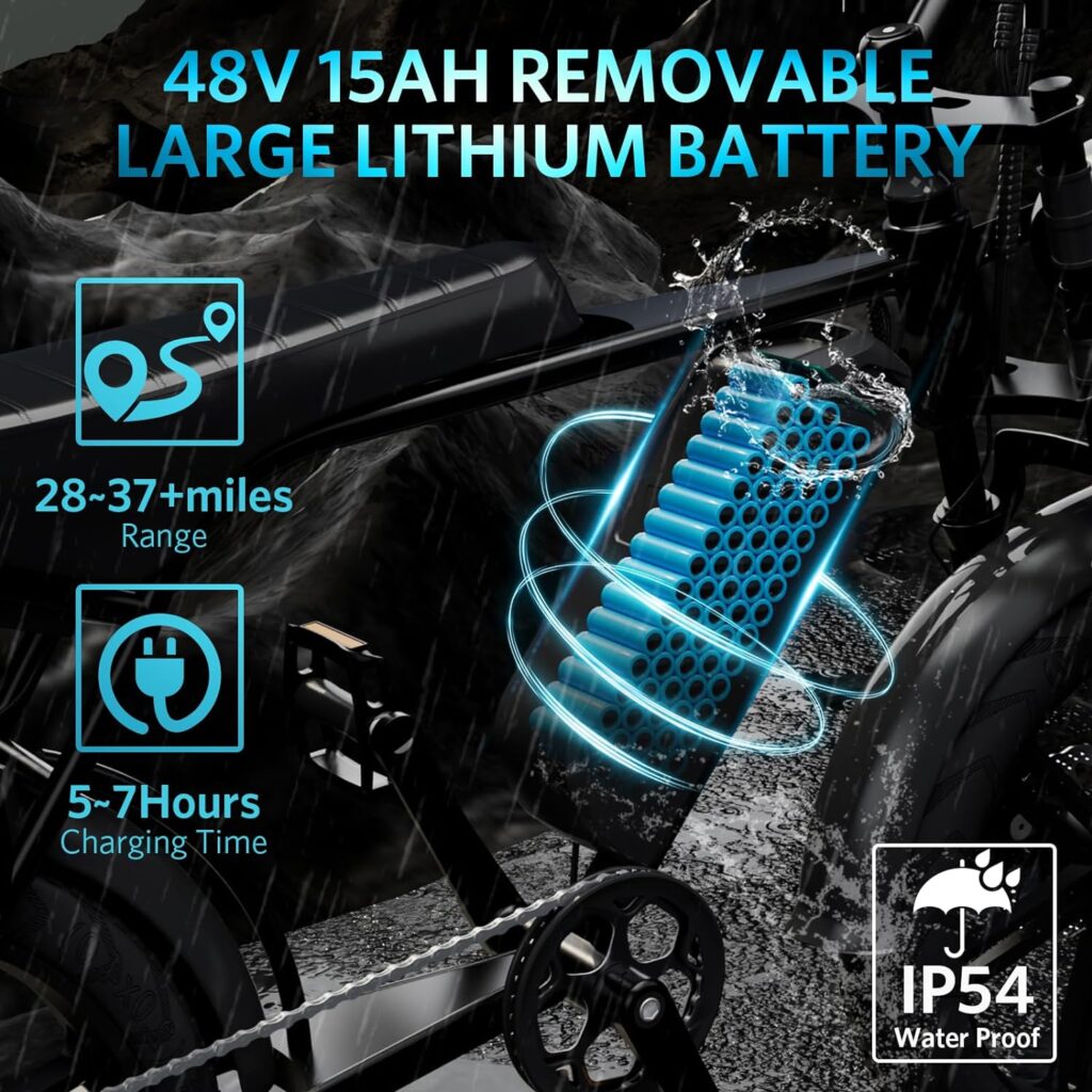 V8 Electric Bike Adults,Electric Mountain Bike with 750W Motor 48V 15Ah Removable Larger Battery 18.6MPH 20 Fat Tire E Bike Shi-Mano 7-Speed V8 Electric Bike Adults,Electric Mountain Bike with 750W Motor 48V 15Ah Removable Larger Battery 18.6MPH 20 Fat Tire E Bike Shi-Mano 7-Speed