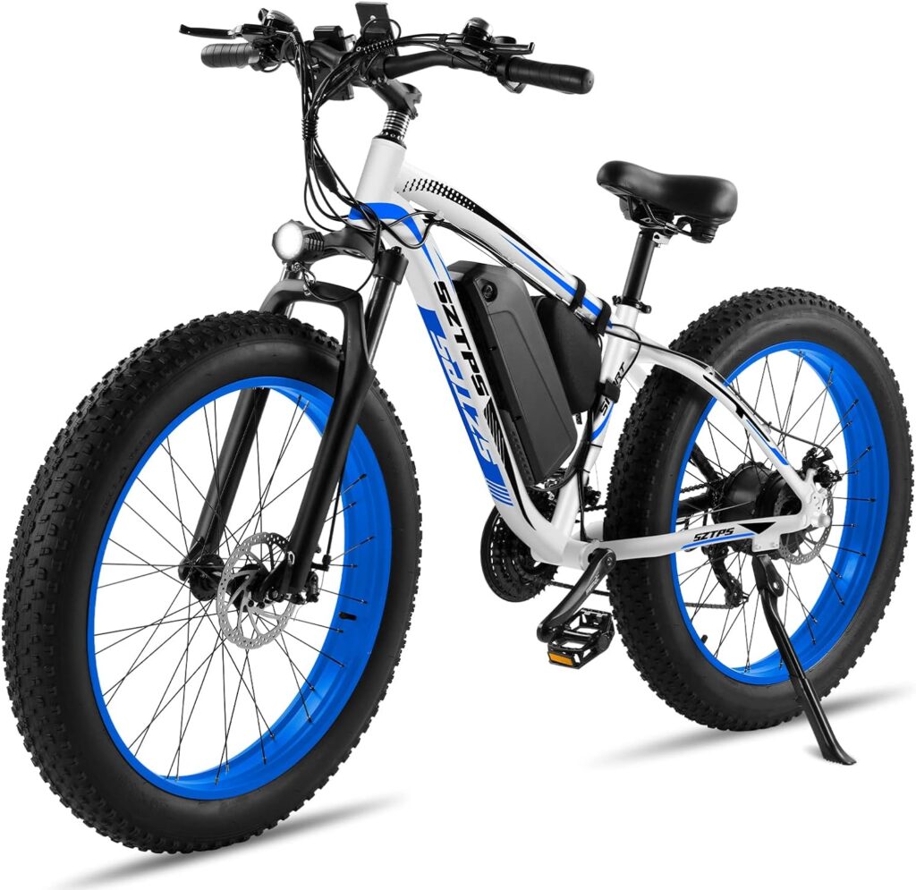 Electric Bike, 26 Ebike 750W Electric Bike for Adults, 30MPH 50-60Miles Adult Electric Mountain Bicycles with Phone Charger Mount, 48V 13Ah Battery, Suspension Fork, Shimano 21 Speed Gears Electric Bike, 26 Ebike 750W Electric Bike for Adults, 30MPH 50-60Miles Adult Electric Mountain Bicycles with Phone Charger Mount, 48V 13Ah Battery, Suspension Fork, Shimano 21 Speed Gears