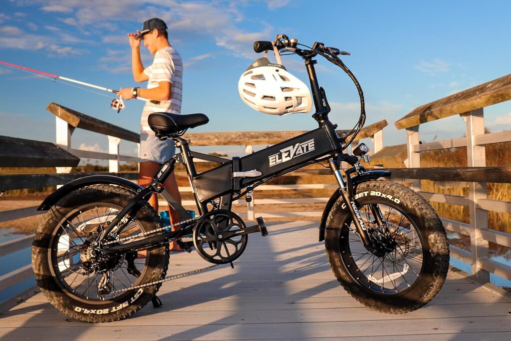 Elevate Electric Bike for Adults - 60 Mile E Bike 20MPH Throttle 48V E-Bike - Commuter Bike Beach Cruiser Ebike Adult Electric Bicycles for Men  Women